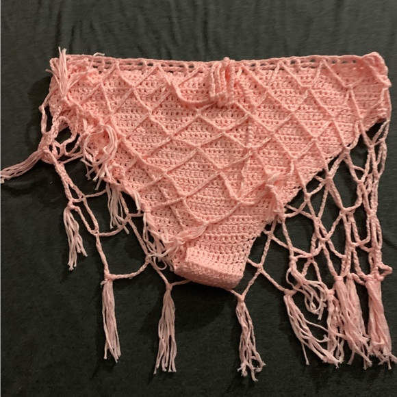 Crochet bikini light pink size Medium - Picture 3 of 8